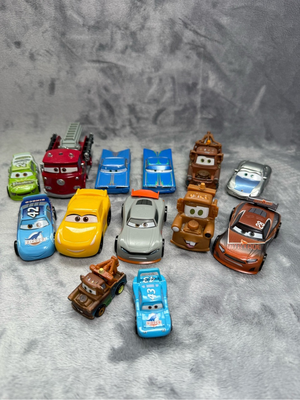 Disney Pixar Cars Diecast Mini Racers Lot of 12
